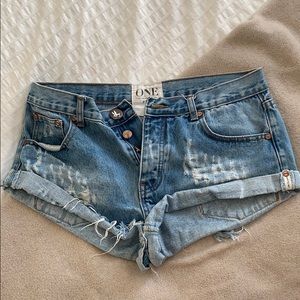 One teaspoon jean shorts